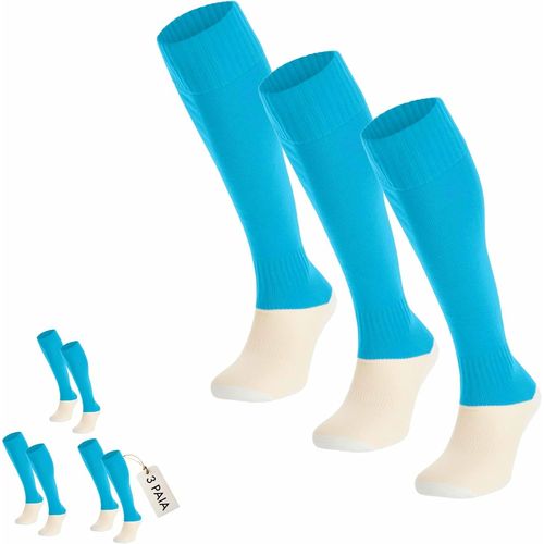 Kalanka-Lot De 3 Paires De Chaussettes De Football ¿ 10 Couleurs Disponibles ¿ Chaussette De Football Garçon ¿ Enfant ¿ Homme