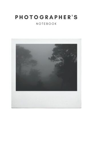 Photographer Composition Notebook (6x9 Inch) - White Paper, 200 Pages Grey Lined: Black And White Cover For Photography Lovers, Journal