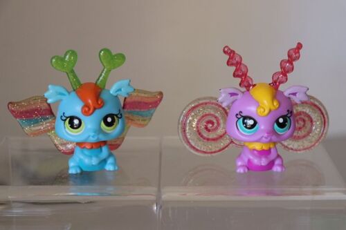 Petshop Fées Lumineux N°3069 Lolli Twist Fairy Et N° 3070 Sweet Pop Fairy