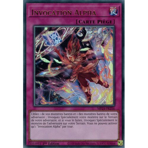 Yu Gi Oh Mp24 Fr256 Invocation Alpha Ultra Rare
