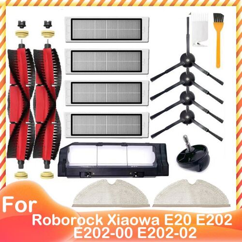 Brosse Lat¿¿rale Principale, Filtre Hepa, Tissu De Vadrouille, Roue Avant Pour Xiaomi Roborock Xiaowa E20 E202 E202-00 E202-02 Robot Aspirateur 9109-May22313