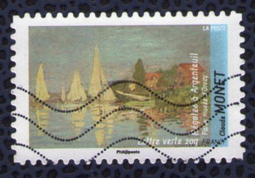 France Oblitéré Used Stamp L'impressionnisme Et L'eau Claude Monet Régates À Argenteuil 2013
