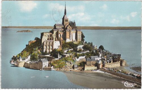 Mont Saint Michel  Manche Vue Aèrienne À Marée Haute Combier Cim 98-71 