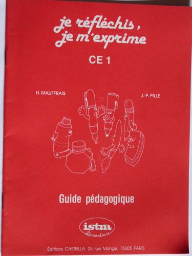 Je Reflechis Je M Exprime Ce1 Maitre