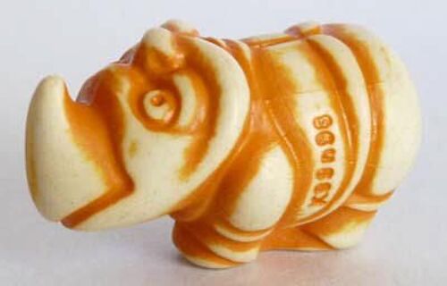 Kinder Double Face - K99-98 : Nain Ou Rhinocéros Orange - 1998