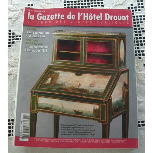 La Gazette De L'hotel Drouot N°10 Et N° 12 