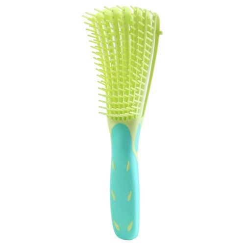 Brosse Démêlante Pour Cheveux Bouclés, Confortable, Antidérapante, Peigne En Caoutchouc, Poulpe, Massage Du Cuir Chevelu, Outils De Coiffure