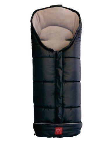 Kaiser - Chancelière Polaire Iglu Thermo Fleece - Noir Et Gris Clair (105 Cm) - Noir Intérieur Gris Clair