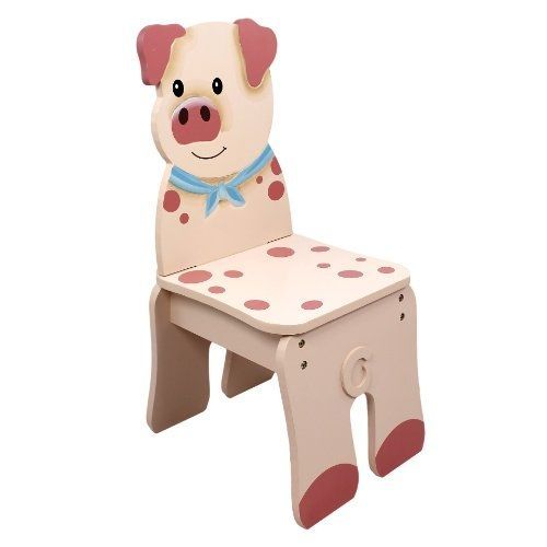 Chaise En Bois Pour Décor Chambre Enfant Bébé Garçon Fille Mixte Fantasy Fields Td-11324a2-P