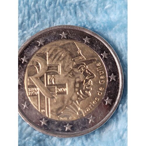 Pièce De 2 Euros Charles De Gaule