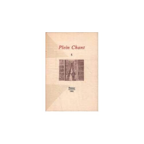 Plein Chant N° 5 - Paysages Intérieurs