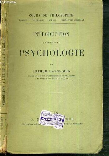 Introduction A L'etude De La Psychologie