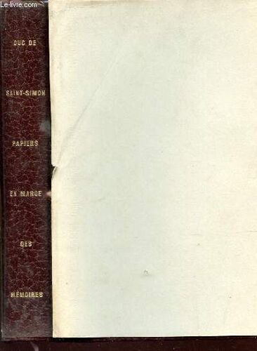 Papiers En Marge Des Memoires