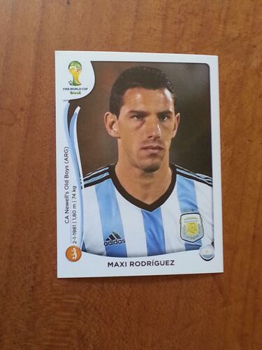 Image Panini 2014 Fifa World Cup Brésil N°424 Maxi Rodriguez -Argentine-