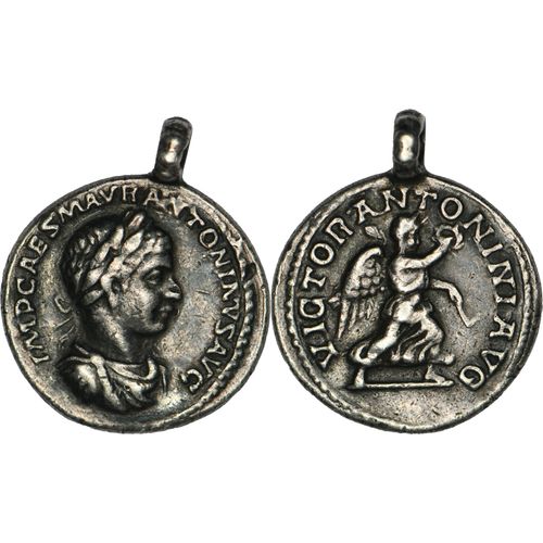 Rome - Denier Ou Médaille Montée Avec Anneau - Elagabal - Victor Antonini Avg - Argent - Rare - Ric.156 - 22-127