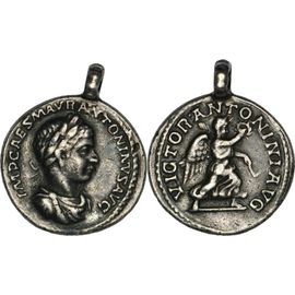 Rome - Denier Ou Médaille Montée Avec Anneau - Elagabal - Victor Antonini Avg - Argent - Rare - Ric.156 - 22-127
