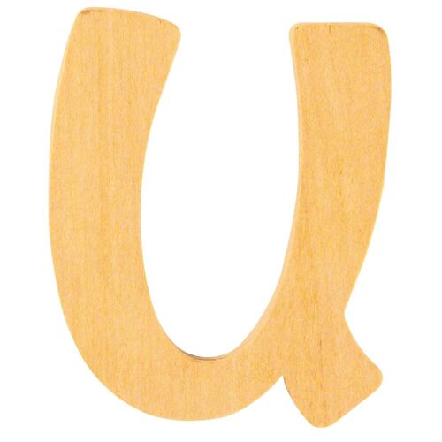 Lettre - U - 6 Cm - Bois - Rayher