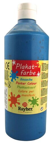 Peinture Gouache - Bleu Royal - 500 Ml - Rayher