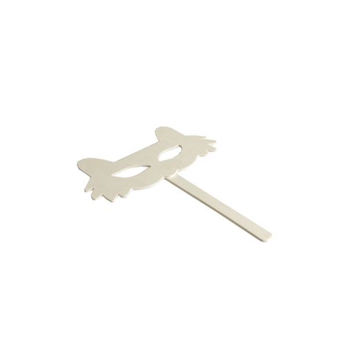 Masque - Chat - Face À Main - Bois - Artémio