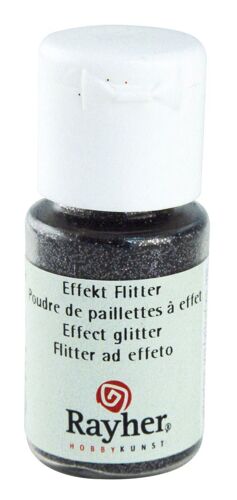 Poudre De Paillettes À Effets, Ultrafine, Pet, Irisée, Flacon 10 Ml, Bleu Gris