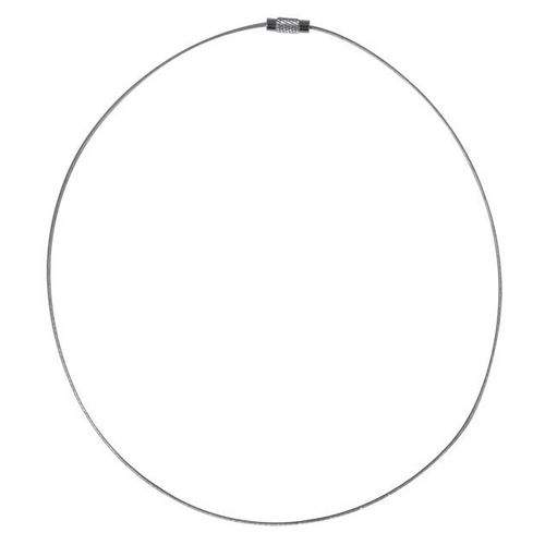 Collier Fermoir À Visser Argenté 43 Cm Sans Nickel