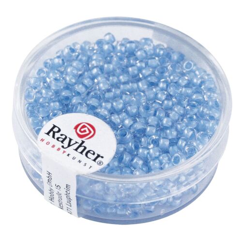 Perle Rocaille Arktis Lustrée Bleu Clair 2,6mm 17 G