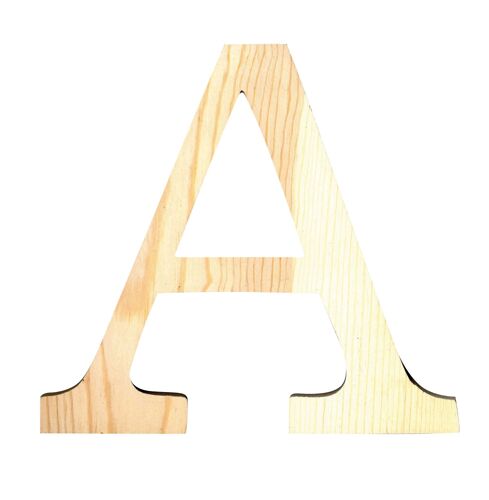 Alphabet En Bois 19 Cm Lettre A