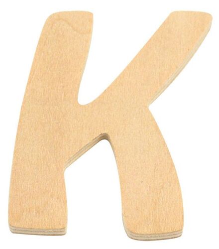 Lettre - K - 6 Cm - Bois - Rayher