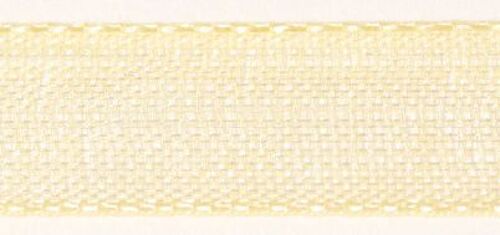 Ruban Organdi Crème 15 Mm 10 M