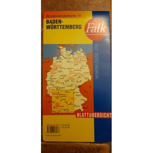 Carte Baden-Wurttemberg