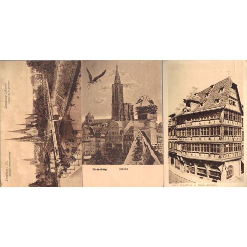 Lot De 7 Cartes Postales Anciennes De Strasbourg, Bas Rhin (67) °°°