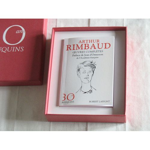 Arthur Rimbaud Oeuvres Complètes 30 Ans Bouquins Boîtier Coffret Hors Commerce Rare Préfacé Jean D'omersson
