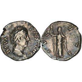 Rome - Denier - Faustine Mere - 128 Ad - Argent - Diva Favstina - Avgvsta - Ric.362 - 22-115