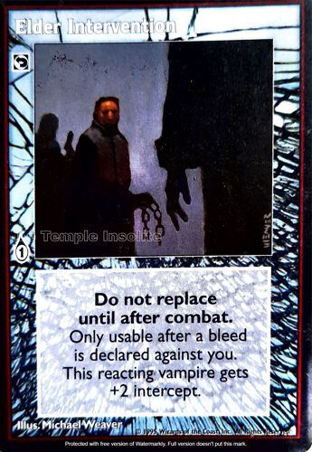 Carte Vampire - Elder Intervention 1995