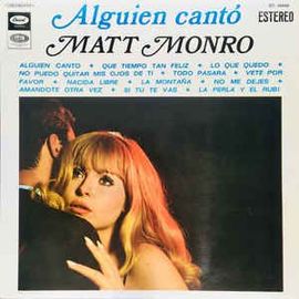 L P 33 Trs Matt Monro Alguien Canto Pressage Espagnol Chanté En Espagnol