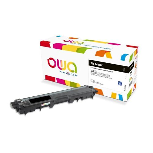 OWA K18597OW - Noir - compatible - remanufacturé - cartouche de toner (alternative pour : Brother TN243BK) - pour Brother DCP-L3510CDW, DCP-L3517CDW, DCP-L3550CDW, DCP-L3550DW, MFC-L3730CDN