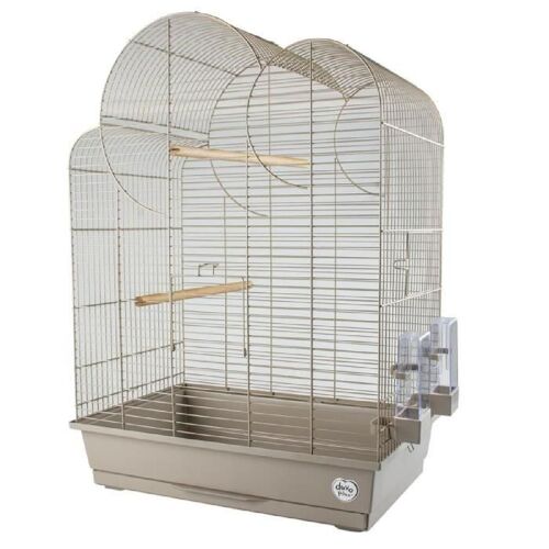 Laroy Duvo Cage Pour Oiseaux Mocha Eliza - 54 X 34 X 75 Cm - Moka