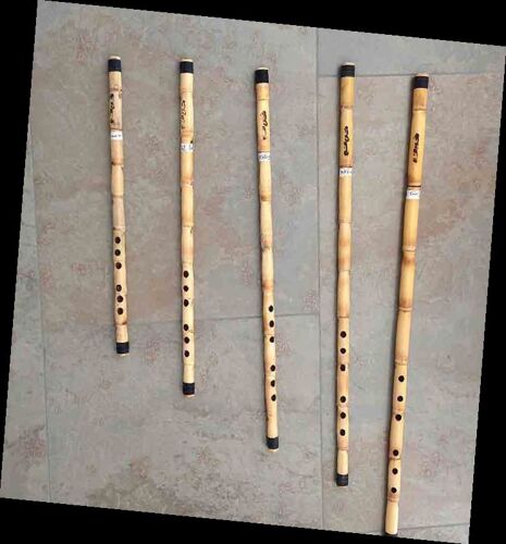 Jeu De 5 Nay Orientaux De Tonalité Différente, Fabrication Artisanale