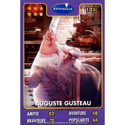 Carte Disney "Ratatouille" - Auguste Gusteau 101/135