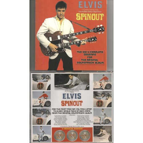 Elvis Presley Spinout The Complete Sessions 2 Cd Rare ! 76 Outtakes ! Soundboard !