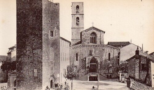 Carte Postale Ancienne - Grasse - Léglise Paroissiale- Editions Neurdein Freres