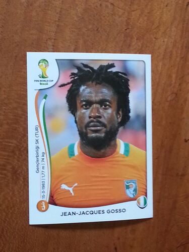 Image Panini 2014 Fifa World Cup Brésil N°233 Jean-Jacques Gosso -Côte D'ivoire-