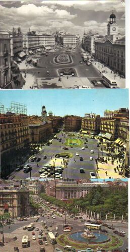 Lot De 4 Cartes Postales De Madrid, Espagne °°°