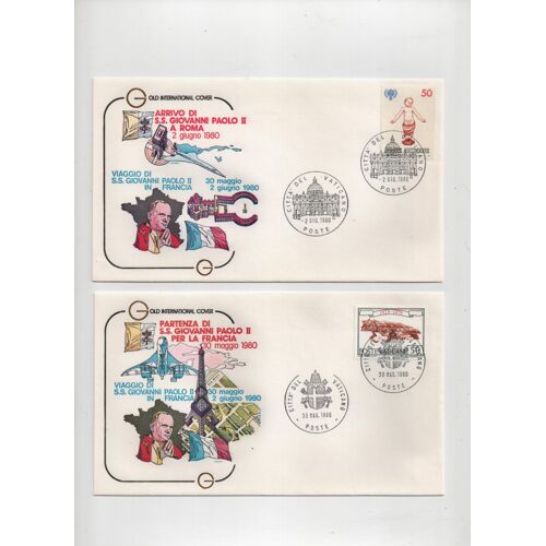 Voyage Du Pape Jean Paul 2 En France Lot N°10