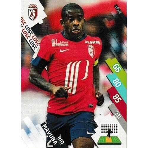 Carte Panini Foot Adrenalyn 2014 / 2015 Rio Mavuba Lille