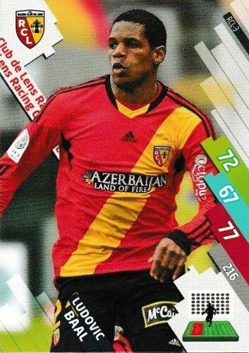 Carte Panini Foot Adrenalyn 2014 / 2015 Ludovic Baal Lens