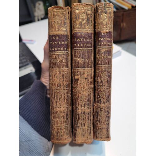 La Paysan Parvenu Ou Les Memoires De M... Marivaux ..En 3 Volumes ...1764