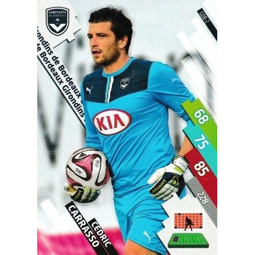 Carte Panini Foot Adrenalyn 2014 / 2015 Cedric Carrasso Bordeaux