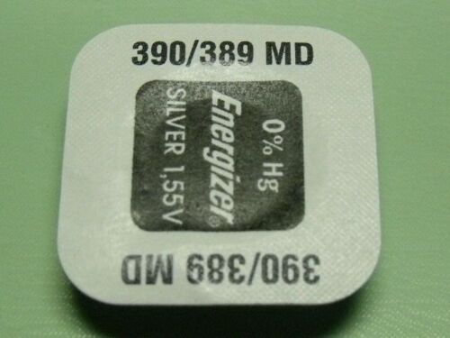 1 Pile 390-389 SR1130SW/SR1130W/SR54 Energizer 1,55V Pile Bouton pour Montre 0% Mercure