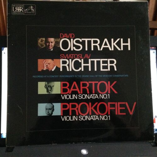 Serge Prokofiev ( Sergeï Prokofieff) - Bela Bartok: Violin Sonata N°1, Sonate Pour Violon, Autograph, Signed, Autographe De Richter